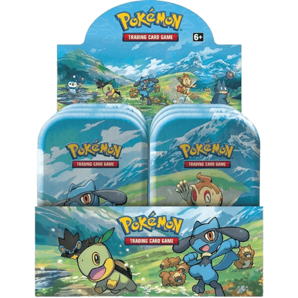 Pokemon TCG: Sinnoh Stars Mini Tin Display Case (10x Tins) - The Card Vault