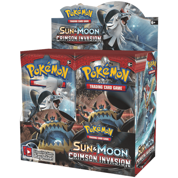 Pokemon TCG - Sun & Moon - Crimson Invasion Booster Box - The Card Vault