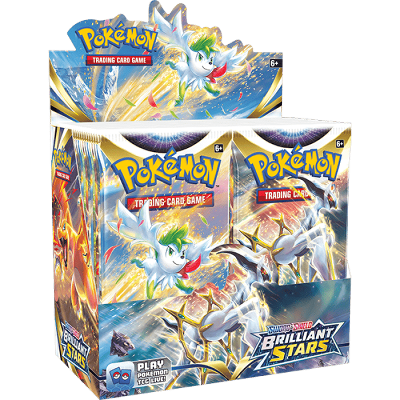Pokemon TCG - Sword & Shield - Brilliant Stars Booster Box - The Card Vault