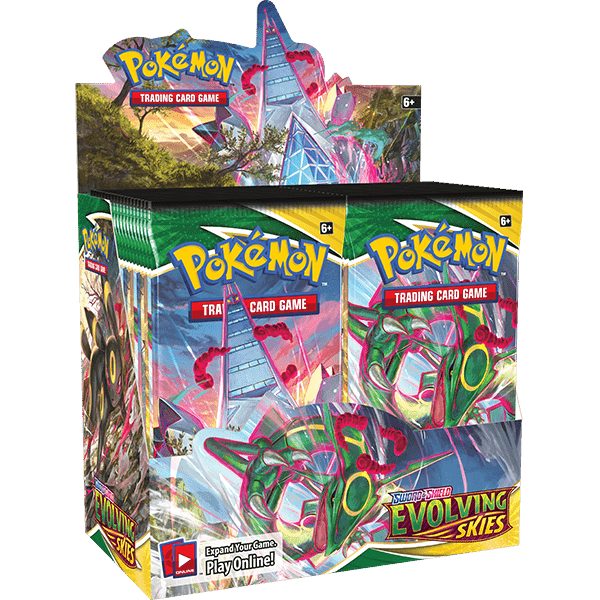 Pokemon TCG - Sword & Shield - Evolving Skies Booster Box - The Card Vault