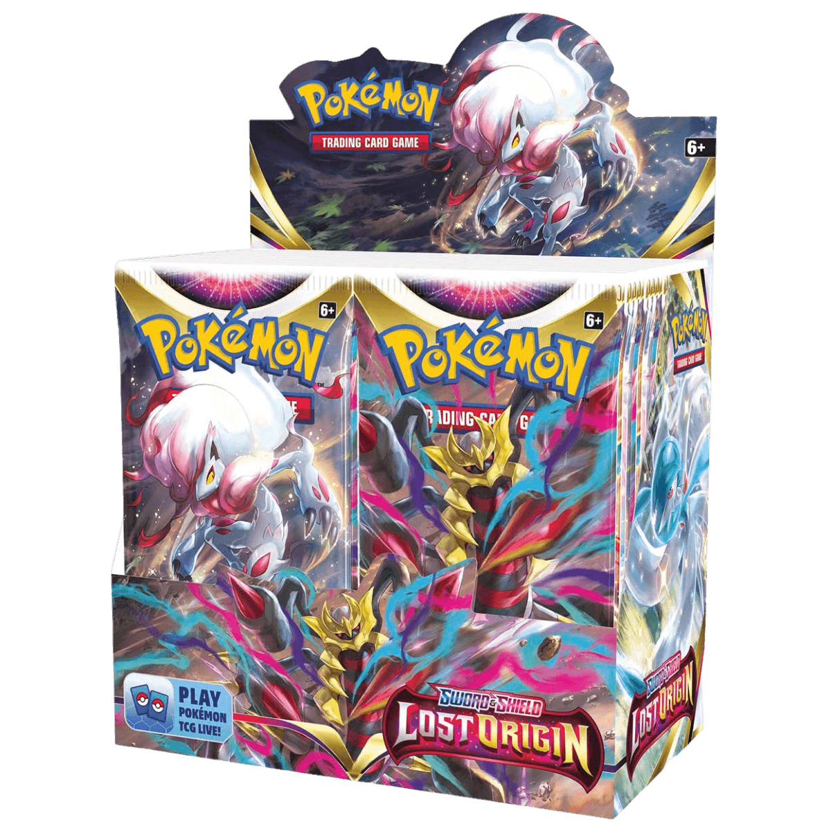 Pokemon TCG - Sword & Shield - Lost Origin - Display Case (6x Booster Boxes) - The Card Vault
