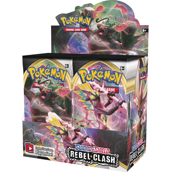 Pokemon TCG - Sword & Shield - Rebel Clash Booster Box - The Card Vault