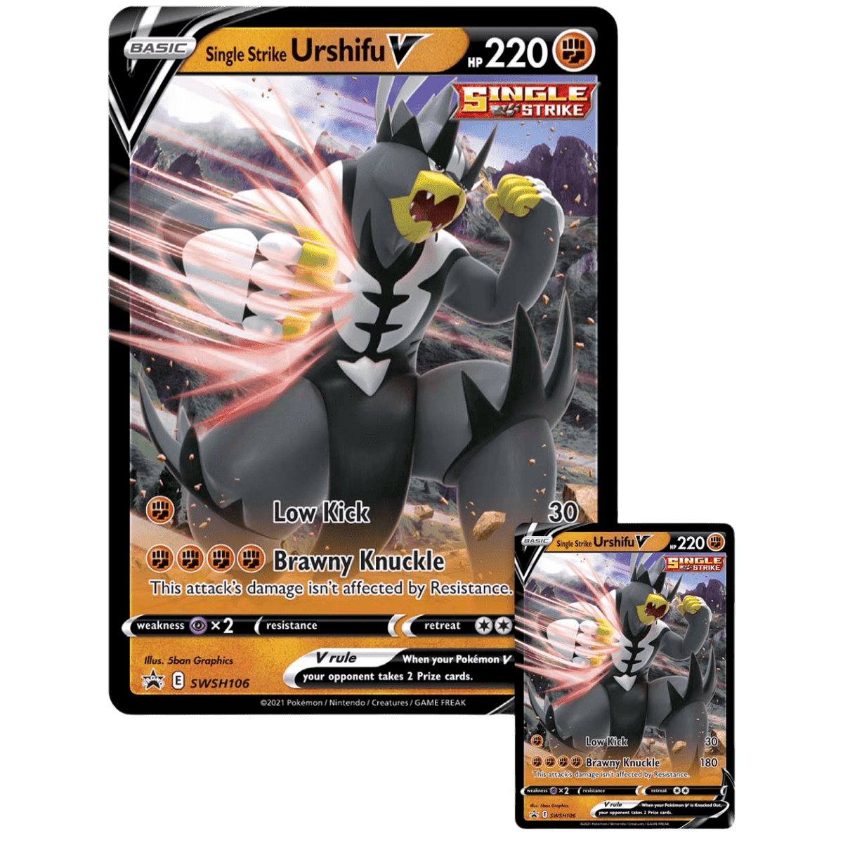 Pokemon TCG: Urshifu V Collection Box - Single Strike - The Card Vault