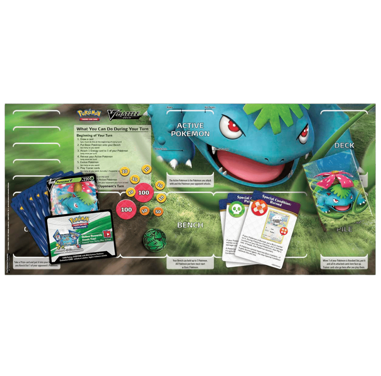 Pokemon TCG: V Battle Deck - Venusaur & Blastoise - The Card Vault