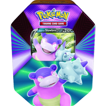 Pokemon TCG: V Forces Tin - Galarian Slowbro V - The Card Vault