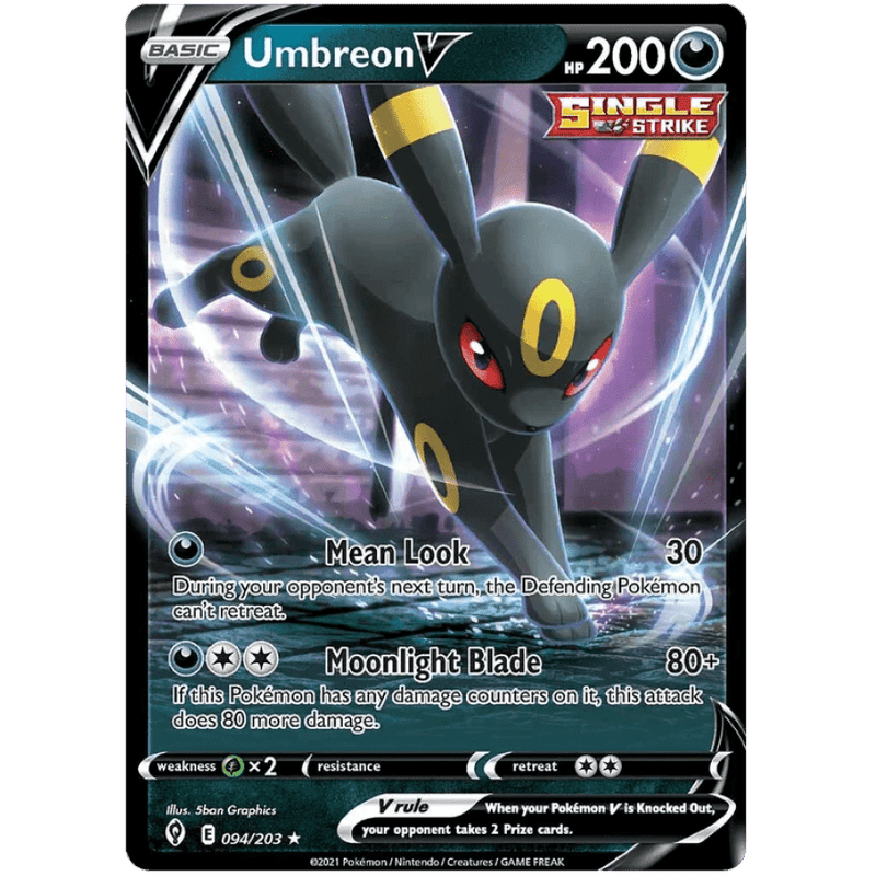 Pokemon TCG: V Heroes Tin - Umbreon V - The Card Vault