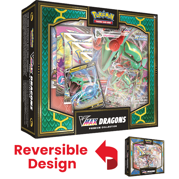 Pokemon TCG: VMAX Dragons Premium Collection - Rayquaza/Duraludon - The Card Vault