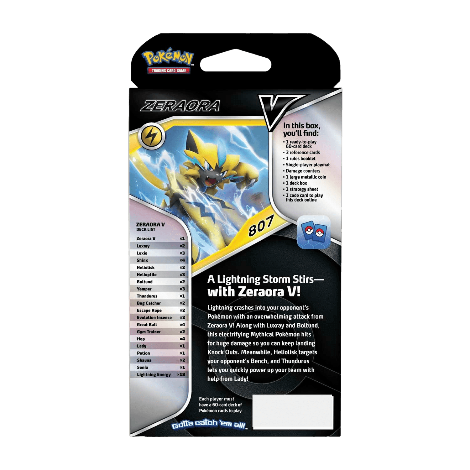 Pokemon TCG: Zeraora V Battle Deck - The Card Vault