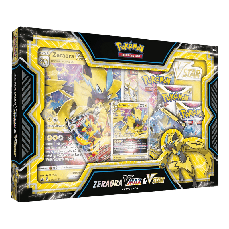 Pokemon TCG: Zeraora VMAX & VSTAR Battle Box - The Card Vault
