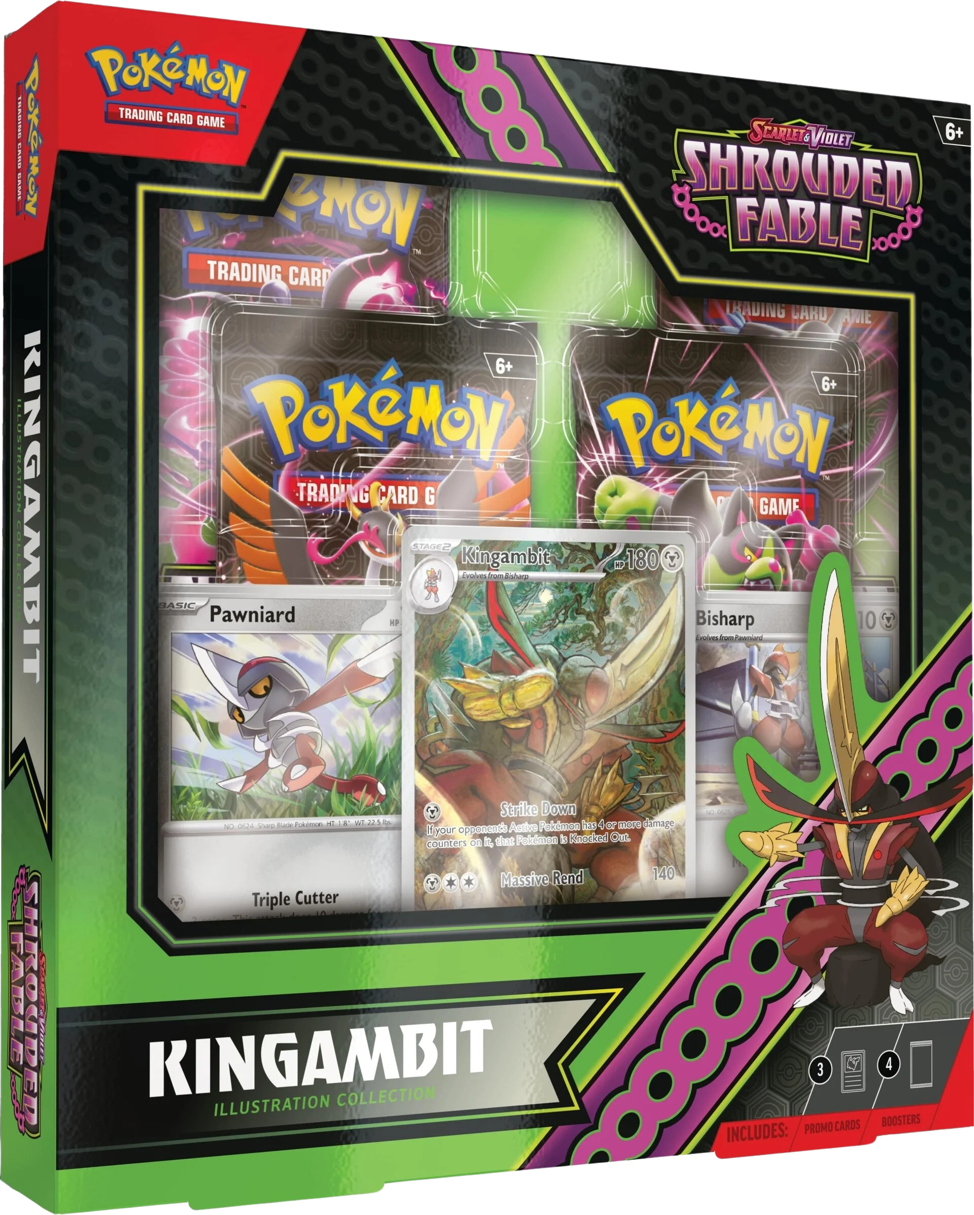 Pokemon TCG - Scarlet & Violet - Shrouded Fable - Kingambit Illustration Collection Box