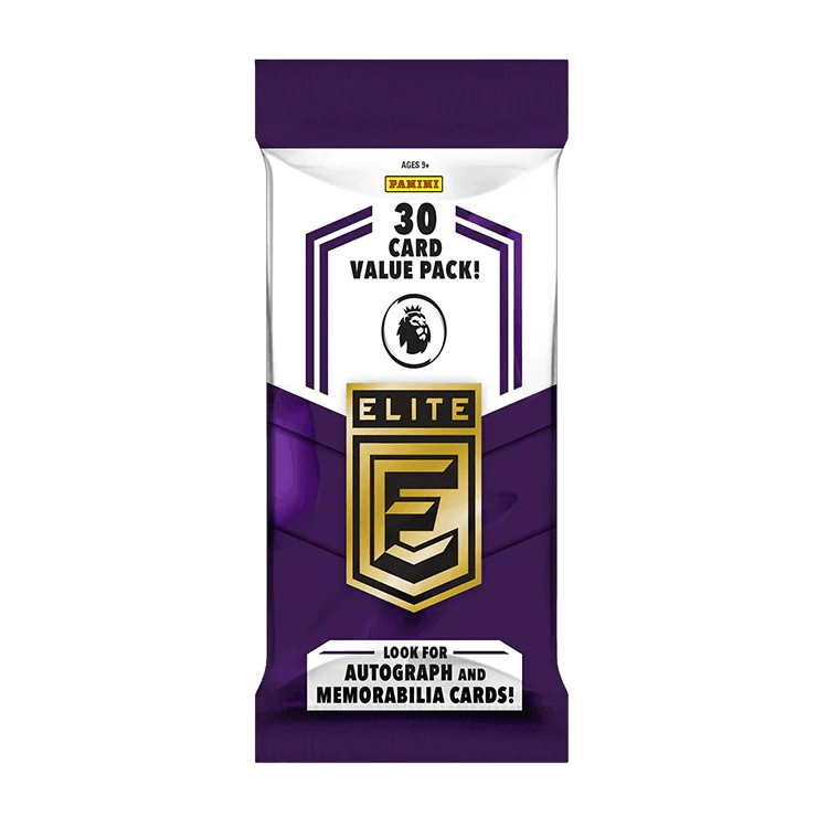 Premier League 2021/22 Donruss Elite Football (Soccer) - Fat Pack Box (12 Packs) - The Card Vault