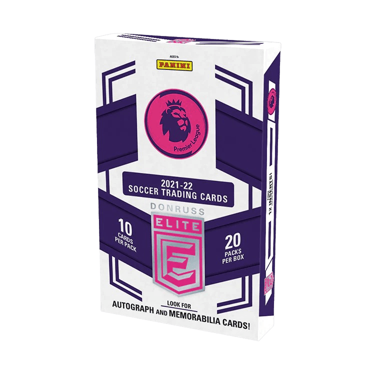 Premier League 2021/22 Donruss Elite Football (Soccer) - Retail Box (20 Packs) - The Card Vault