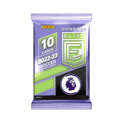 Premier League 2022/23 Donruss Elite Football (Soccer) - Retail Booster Pack - The Card Vault