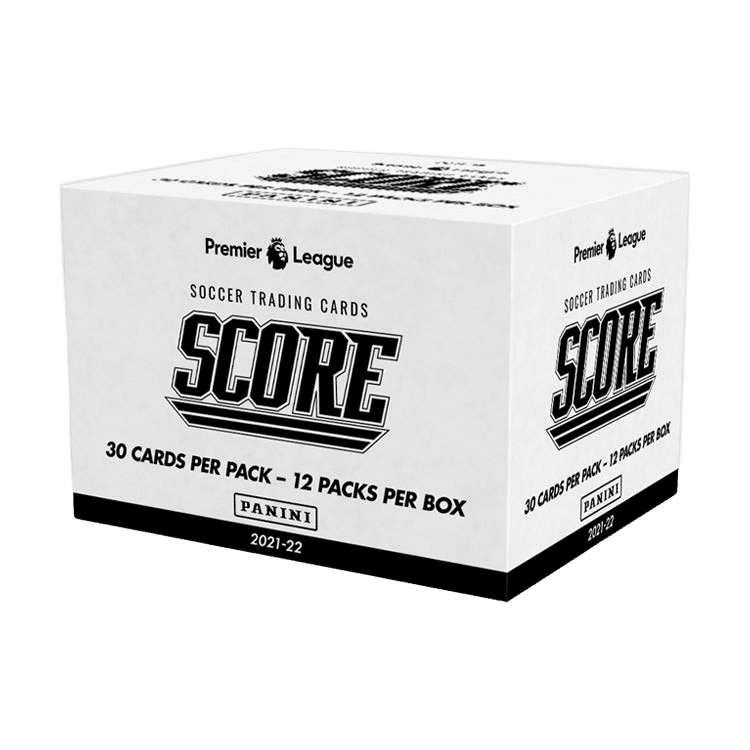 Premier League Score 21/22 Football (Soccer) - Fat Pack Retail Box (12 Packs) - The Card Vault