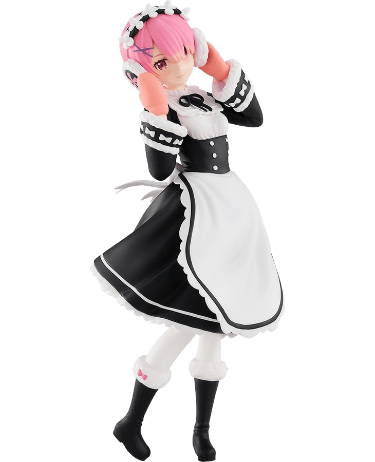 Re:ZERO -Starting Life in Another World- - Ram (Ice Season Ver.) Pop Up Parade Figure - The Card Vault