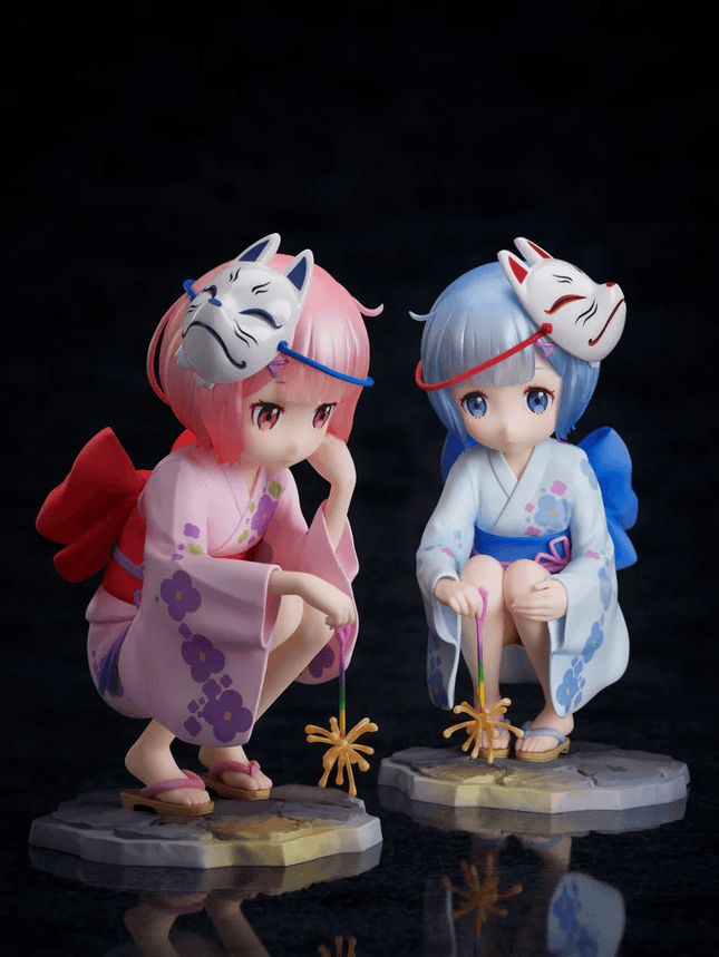 Re:ZERO -Starting Life in Another World - Ram ＆ Rem 1/7 Scale Figure -Childhood Summer Memories- - The Card Vault