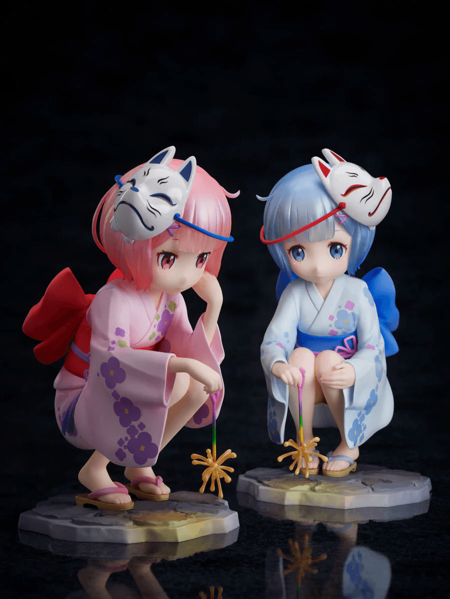 Re:ZERO -Starting Life in Another World - Ram ＆ Rem 1/7 Scale Figure -Childhood Summer Memories- - The Card Vault