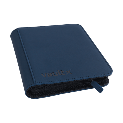 Vault X - 4-Pocket Exo-Tec® Zip Binder - Blue