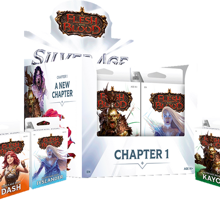 Flesh and Blood TCG - Silver Age - Chapter 1 - Counter Display Unit (10x Decks)