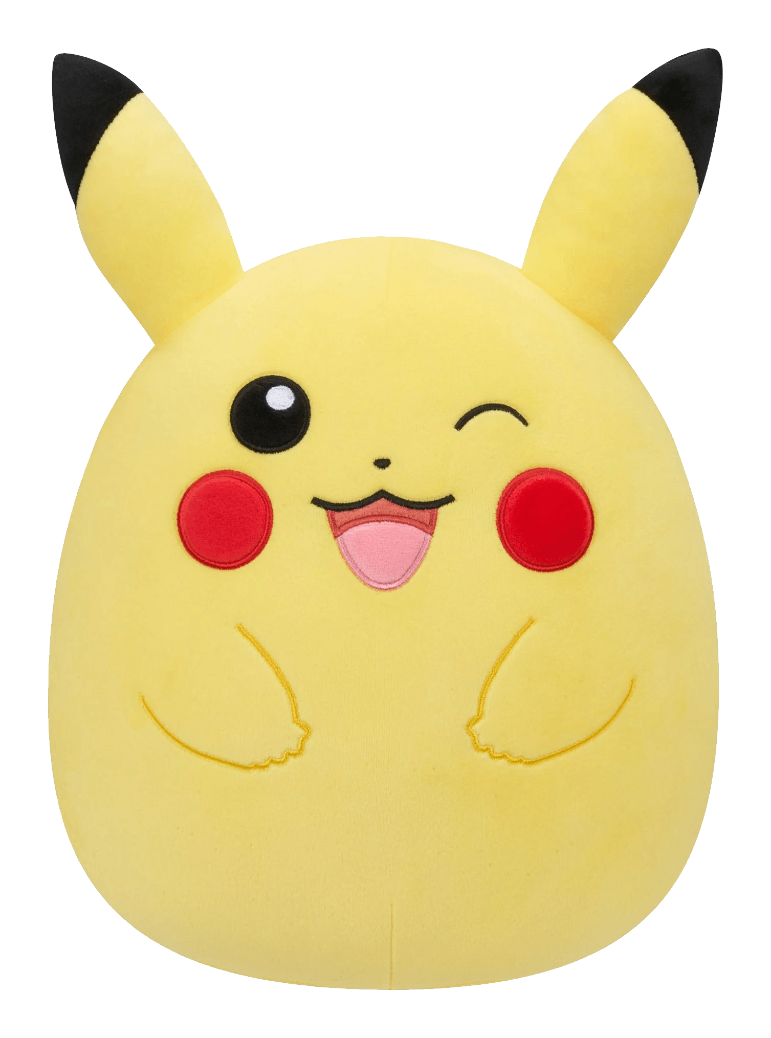 Squishmallows - Pokemon - Winking Pikachu Plush (14in) - The Card Vault