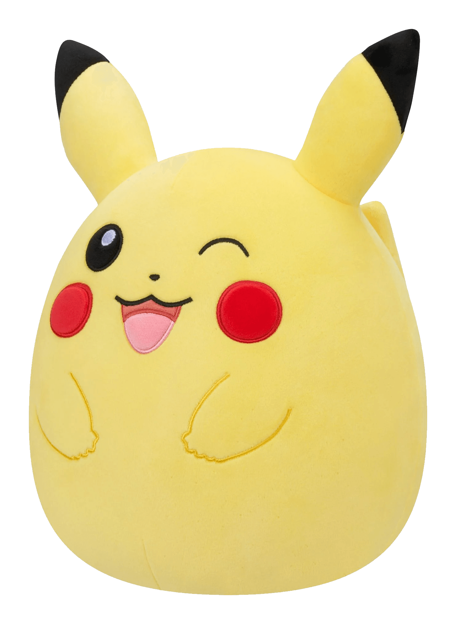 Squishmallows - Pokemon - Winking Pikachu Plush (14in) - The Card Vault