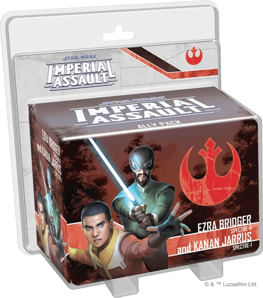 Star Wars: Imperial Assault – Ezra Bridger and Kanan Jarrus Ally Pack - The Card Vault
