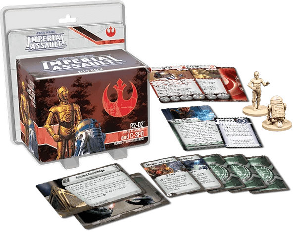 Star Wars: Imperial Assault – R2-D2 and C-3PO Ally Pack - The Card Vault
