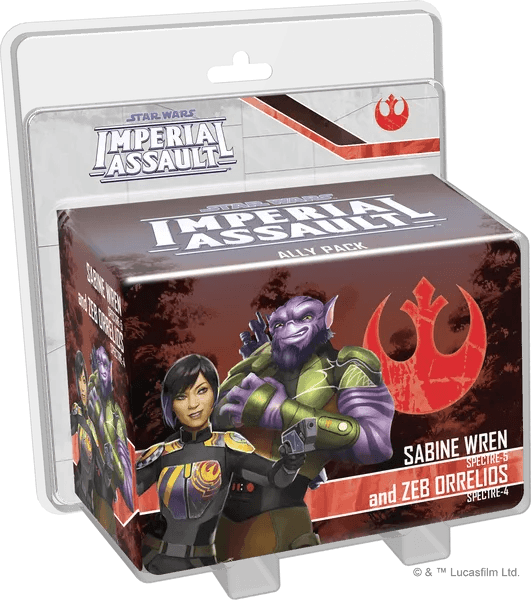 Star Wars: Imperial Assault – Sabine Wren and Zeb Orrelios Ally Pack - The Card Vault
