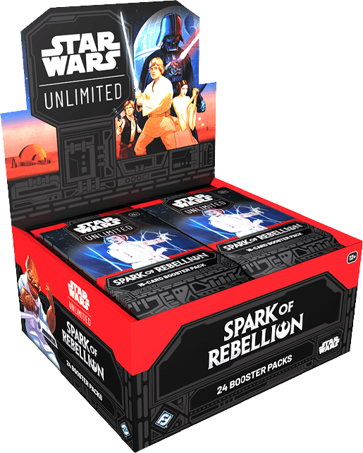 Star Wars: Unlimited - Spark of Rebellion - Booster Box (24 Packs) - The Card Vault