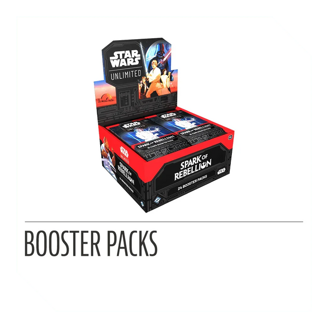 Star Wars: Unlimited | Spark Of Rebellion | Sealed Products The Card Vault Star Wars: Unlimited | Spark Of Rebellion | Sealed Products The Card Vault