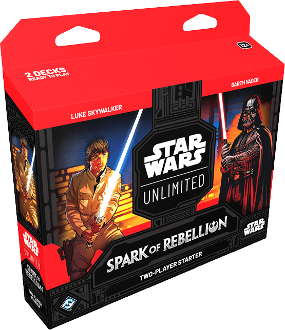 Star Wars: Unlimited - Spark of Rebellion - Two-Player Starter Set (Luke Vs Vader) - The Card Vault