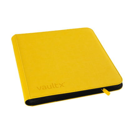 Vault X - 12-Pocket Exo-Tec® Zip Binder - Yellow