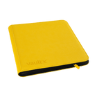 Vault X - 12-Pocket Exo-Tec® Zip Binder - Yellow