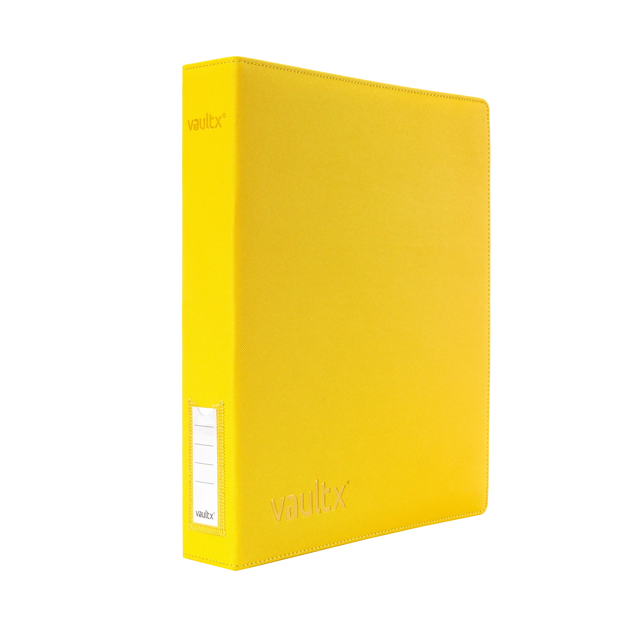 Vault X - Slim Exo-Tec® Trading Cards Ring Binder - Yellow – The Card Vault