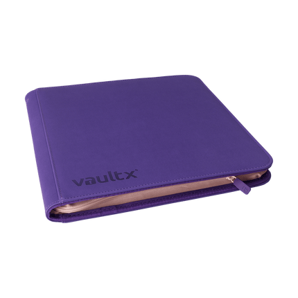 Vault X - 12-Pocket Exo-Tec® Zip Binder - SWSH10 - Purple