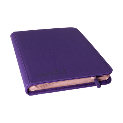 Vault X - 9-Pocket Exo-Tec® Zip Binder - SWSH10 - Purple