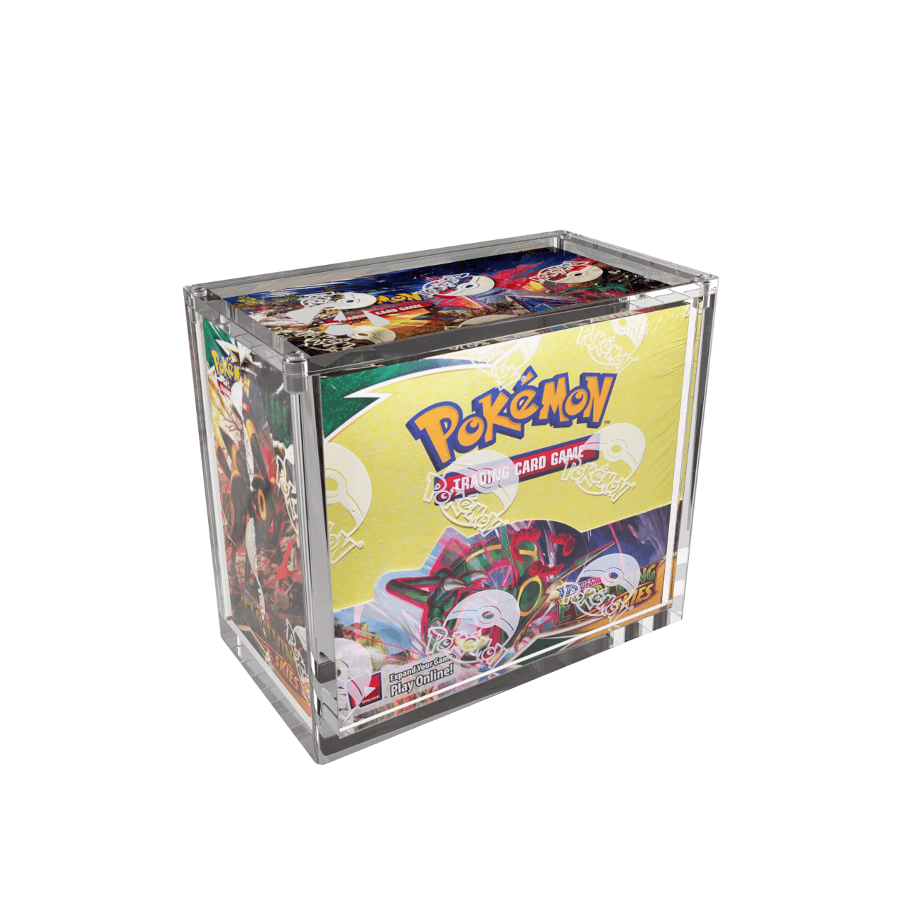 The Card Vault - Premium Acrylic Case - Pokemon Booster Box (English) - The Card Vault