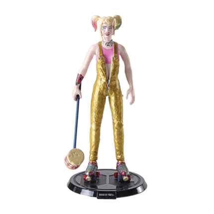 The Noble Collection - Birds of Prey - Harley Quinn Bendyfig Action Figure - The Card Vault