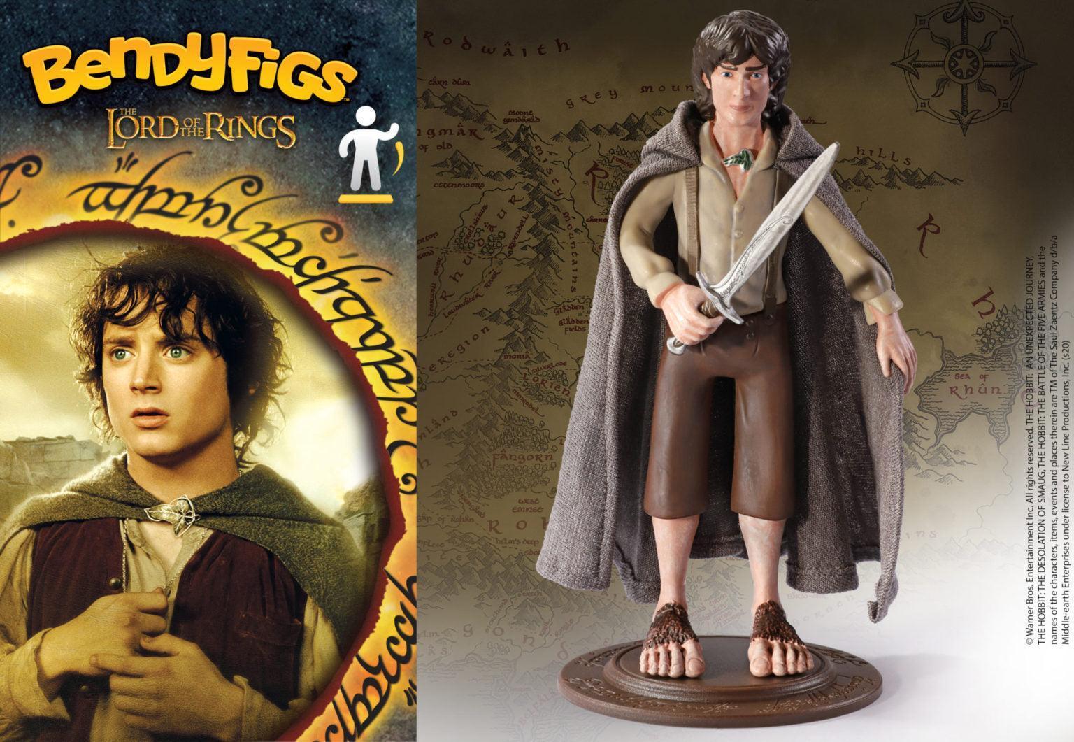 The Noble Collection - Lord of the Rings - Frodo Baggins Bendyfig Acti ...