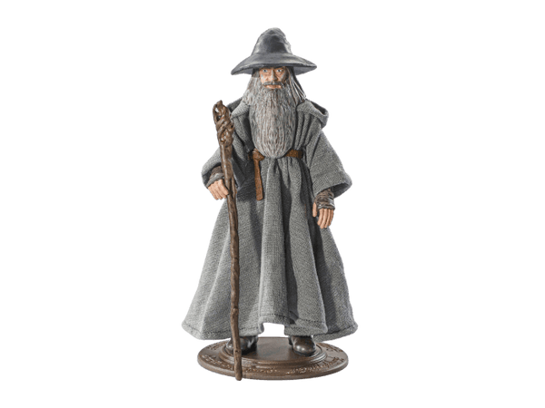 The Noble Collection - Lord of the Rings - Gandalf the Grey Bendyfig Action Figure - The Card Vault