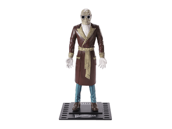 The Noble Collection - Universal Monsters - Invisible Man Bendyfig Action Figure - The Card Vault
