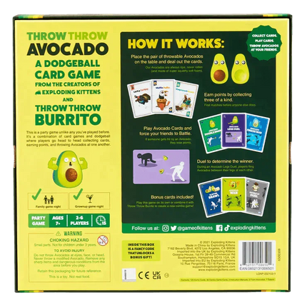 Throw Throw Avocado - The Card Vault