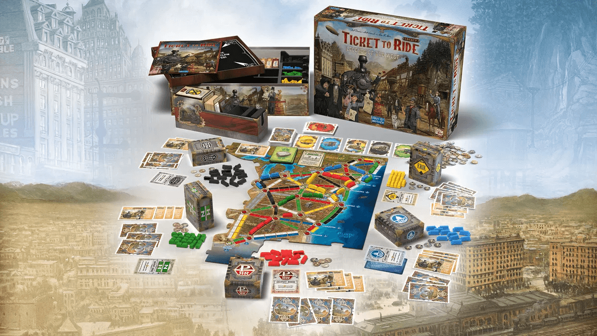 Ticket to Ride Legacy: Legends of the West - The Card Vault