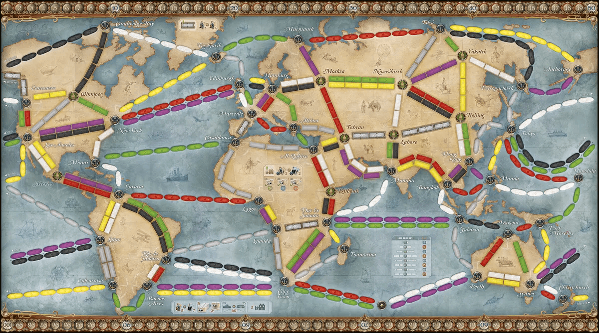 Ticket to Ride - Rails & Sails - The Card Vault