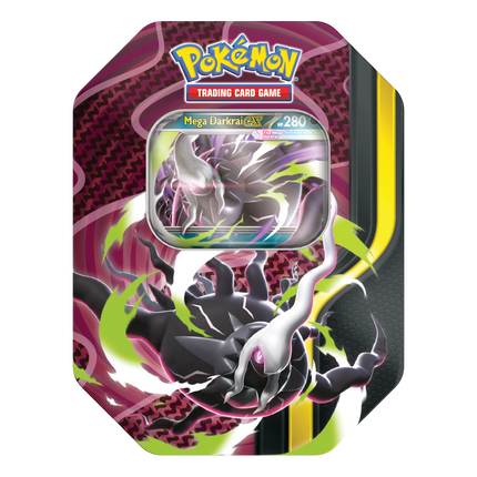 Pokemon Mega Forces Tin with Mega Darkrai ex promo