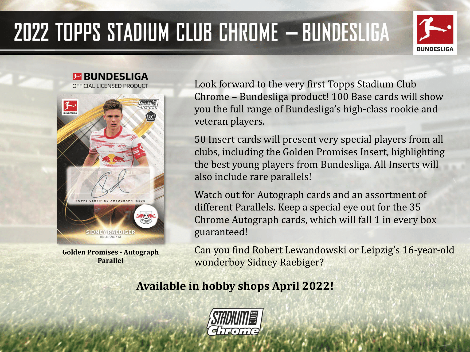 Topps - 2021/22 Bundesliga Stadium Club Chrome Football (Soccer) - Hobby Box - The Card Vault