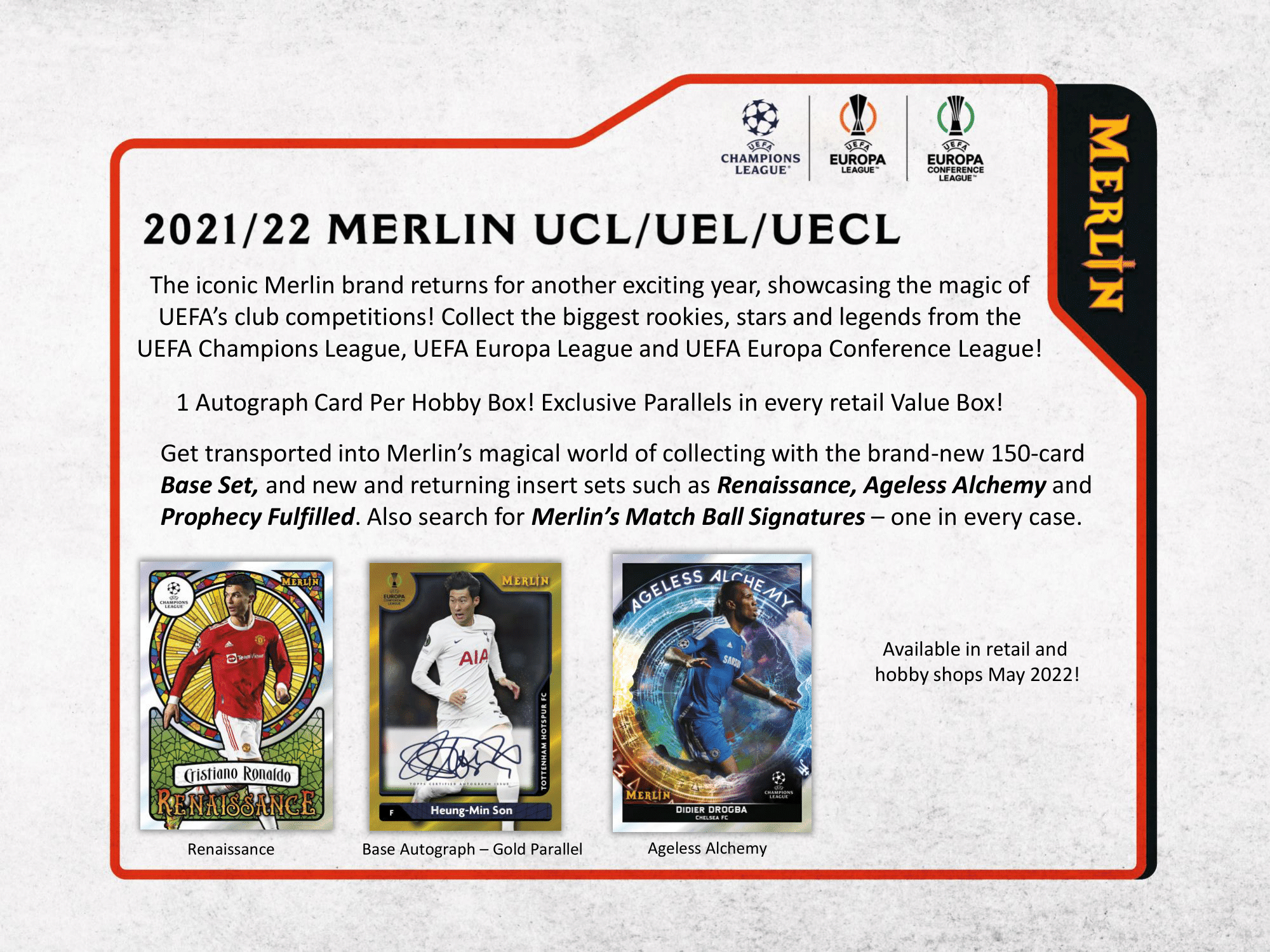 Topps - 2021/22 Chrome Merlin UEFA Champions League Football (Soccer) - Hobby Box - The Card Vault