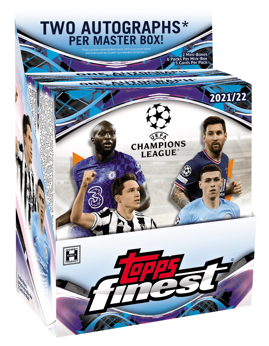 Topps - 2021/22 UEFA Champions League Finest Football (Soccer) - Hobby Box - The Card Vault