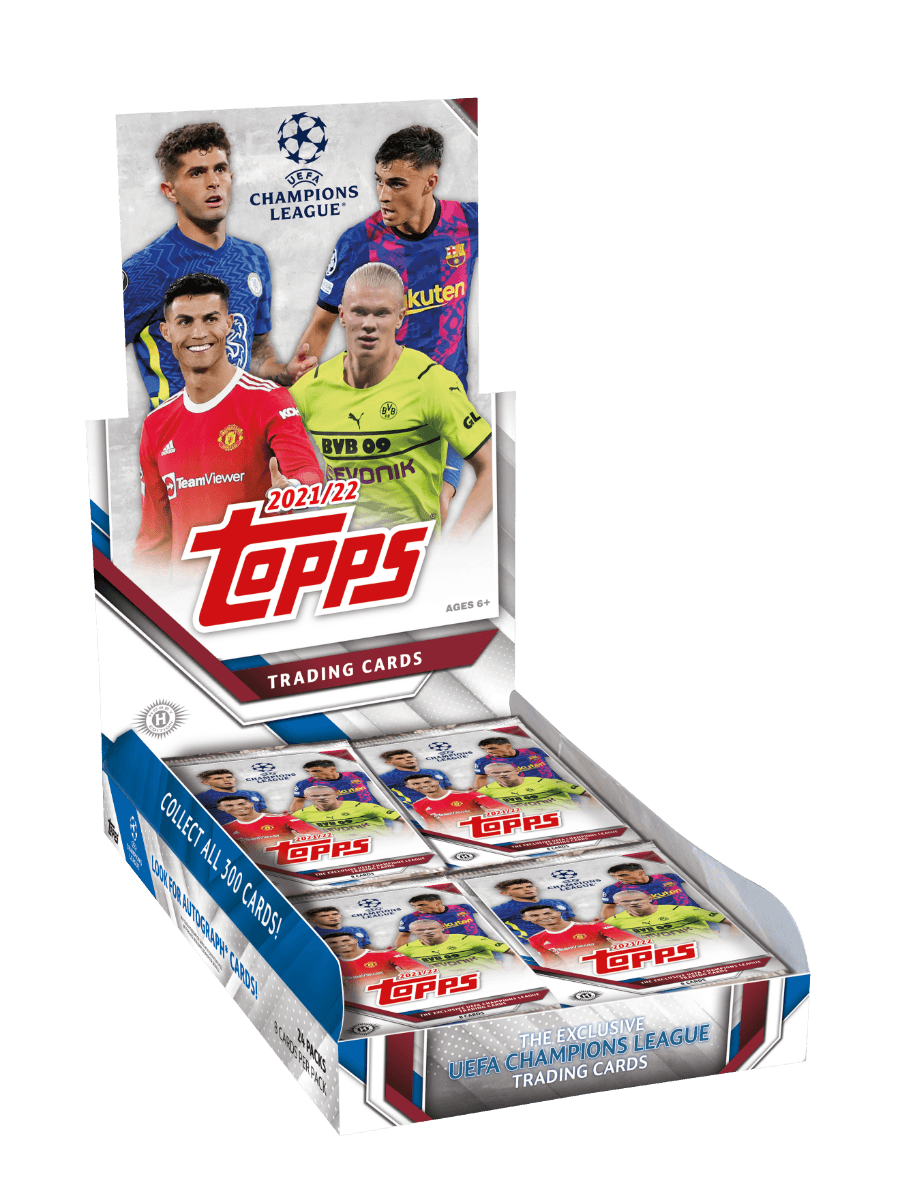 Topps - 2021/22 UEFA Champions League Football (Soccer) - Hobby Box - The Card Vault