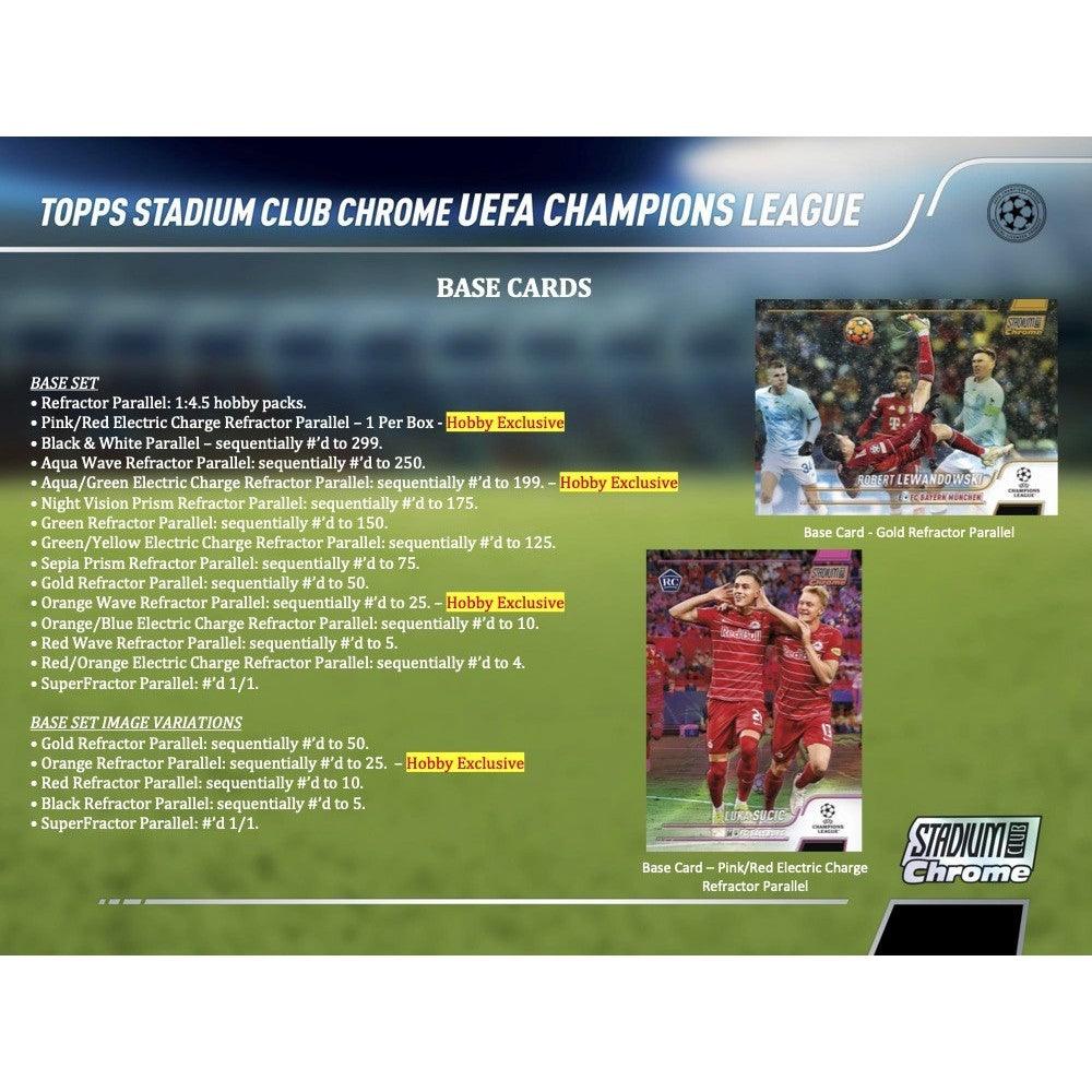 Topps - 2021/22 UEFA Champions League Stadium Club Chrome - Hobby Box - The Card Vault